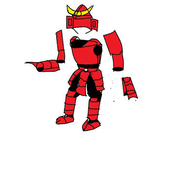 武者鎧　練習絵