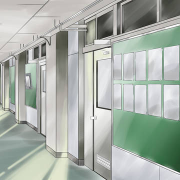 学校廊下