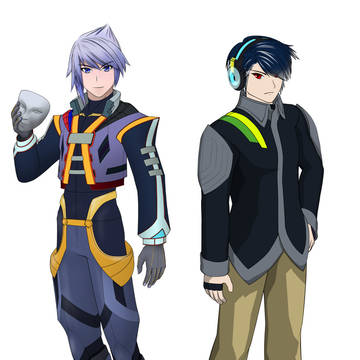 Vtuber 松山そーいち＆Alex(RX060F) 立ち絵