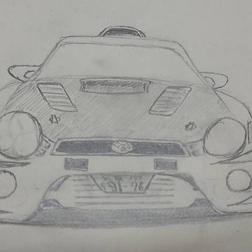 丸目インプレッサ オリジナルエアロ