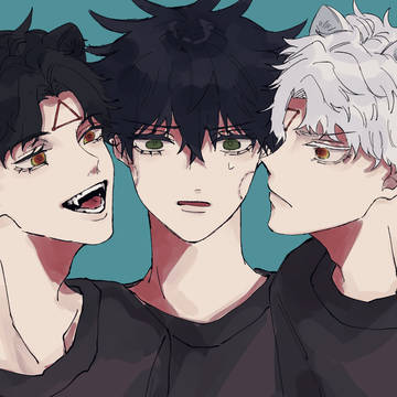 玉犬⚠︎擬人化×伏 と五伏