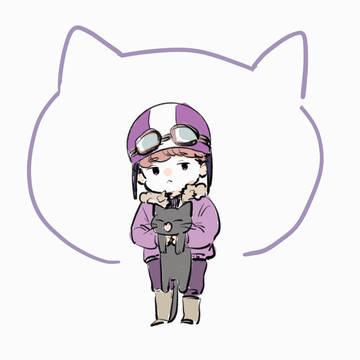 ショッピくんとネコ