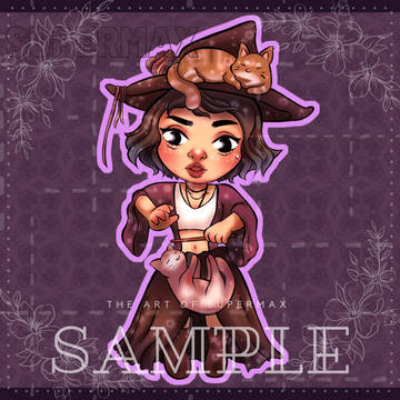 Black-haired girls Little Witch