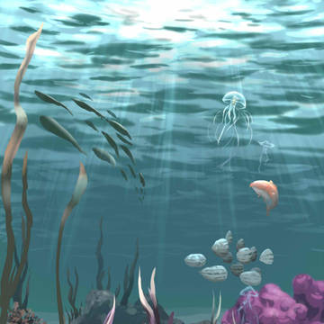 海中のそれぞれ