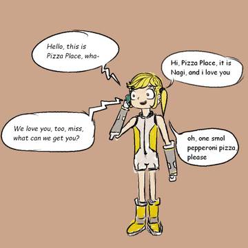 Pizza and some love