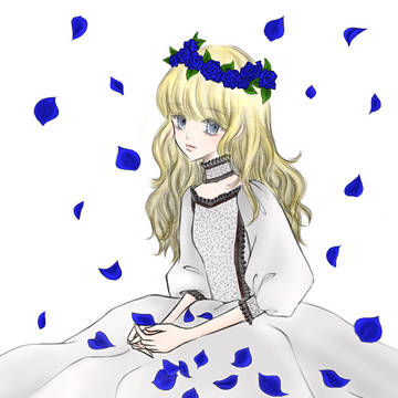 薔薇と少女