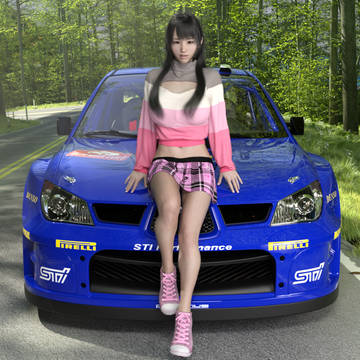 Car & Girl 7