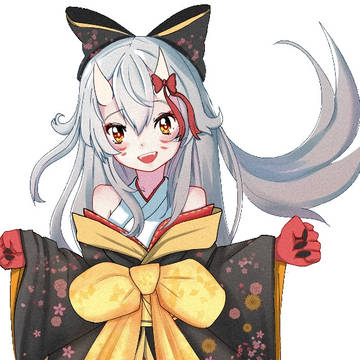 oni in kimono