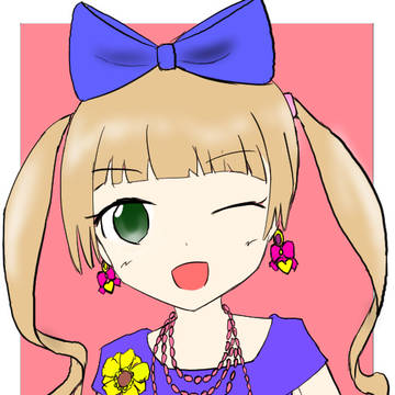 千佳ちゃん誕生日おめでとうの絵