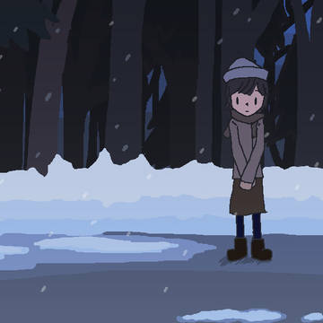 真冬の帰り道