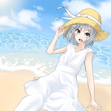 白い娘