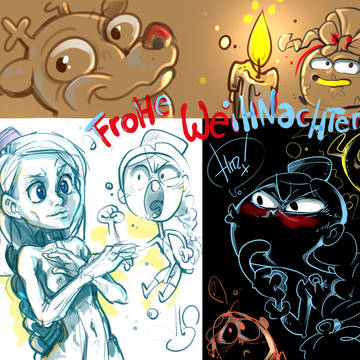 sketch for christmas
