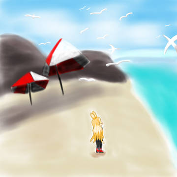空とカモメとうさみみと🐰