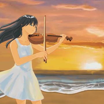 Sea and violin 🌊 🎻