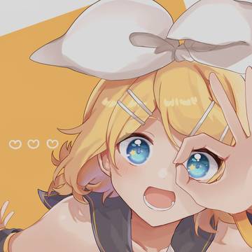 Rin-chan is watching you!