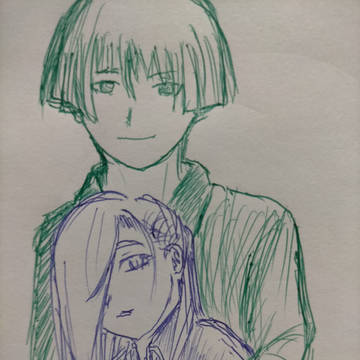 内番着江と軽装丸がかきたかった