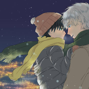 冬至の夜と大雪
