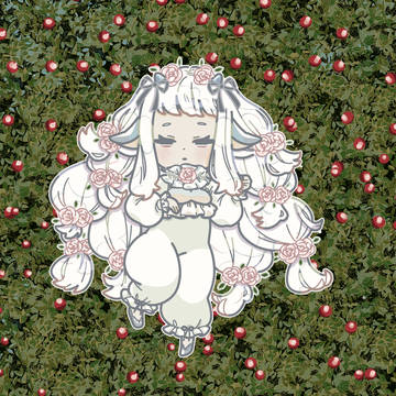 白い子