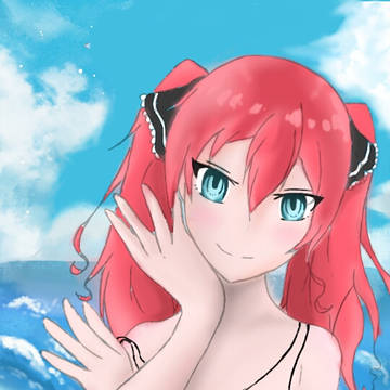 oof the hair is messed up..