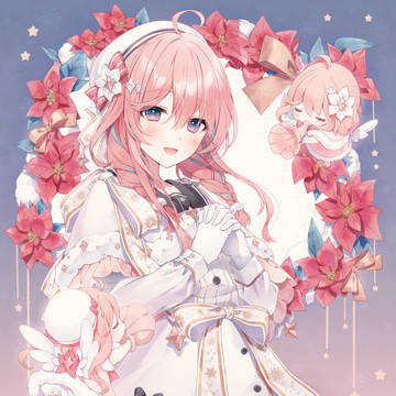 「仕事絵」 花雲くゆり・クリスマス