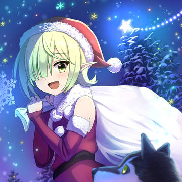クリスマスなアオイちゃん