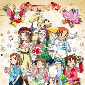 Digimon feliz Navidad