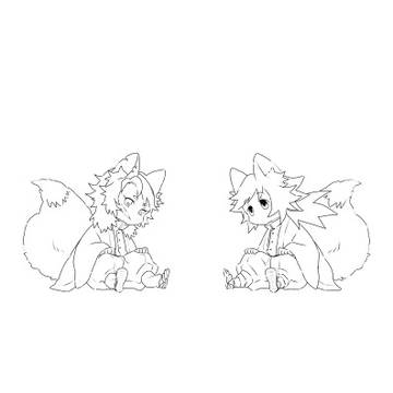 動くこぎつね