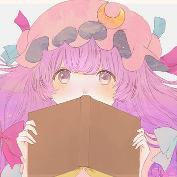 パチュリーと目が合ってしまう