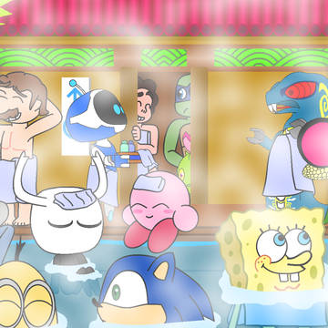 Boys' Night in Hot Spring