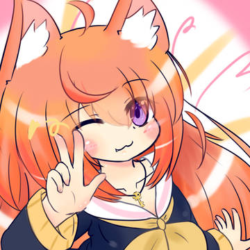 VRCでの自分描いてみた
