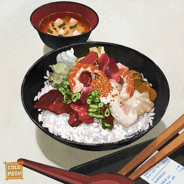 ちらし丼 - chirashi don