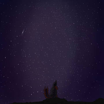 逆さま大地割いてる