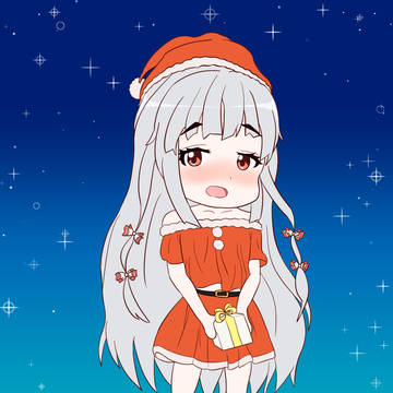 サンタもこたん