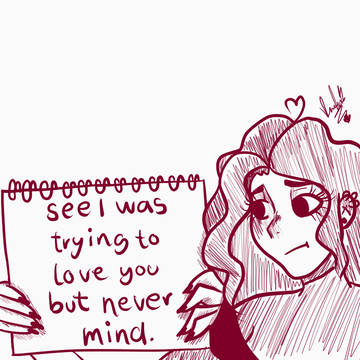 She was trying to love u