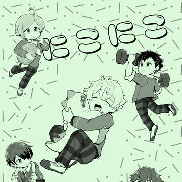 【再録】にこにこゆるゆる【高峯くん中心流星隊ギャグ】
