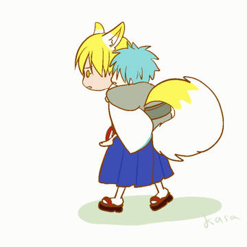 てくてく【黄黒・うごイラ４】