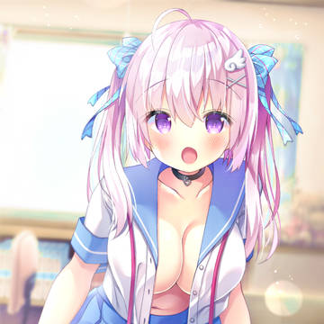 まだ着替えて…あっ…!