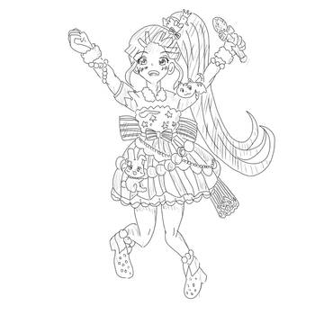 【イラスト練習】真中のん