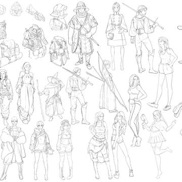 Sketch exercise in December