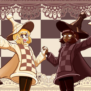 chess choco cookie