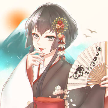 鶴雪／2021.年賀状イラスト