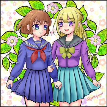新緑のセーラー服