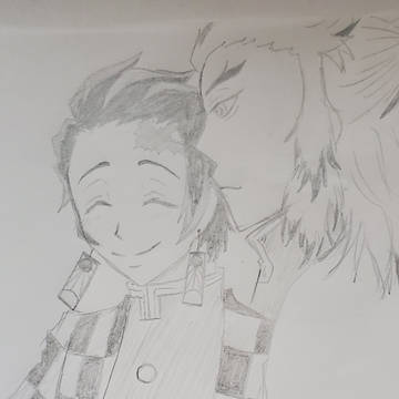 友達に描いたもの…