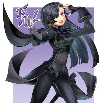 黒髪女性剣士