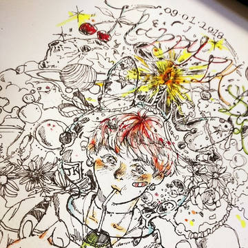 BTSdoodle.2019~2020(KV有/BT21擬人)