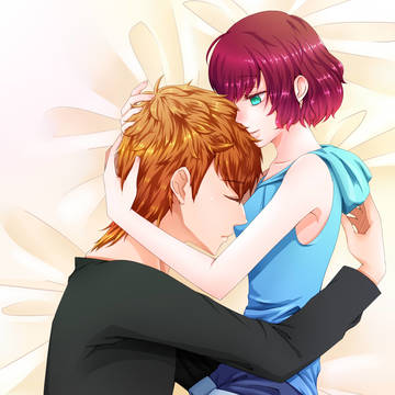 虎梓アンソロ寄稿イラスト