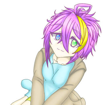 ペタン座りの女の子