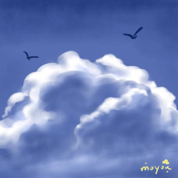 数位板练习—云