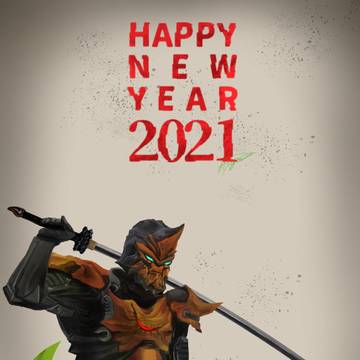 闇の謹賀新年隊長