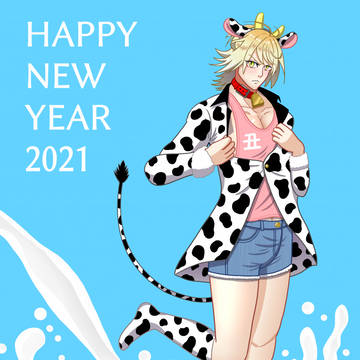 年賀状2021【南泉ver.】
